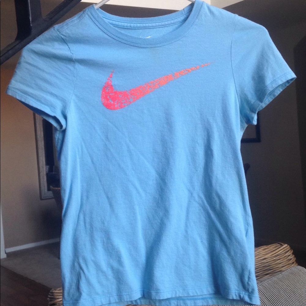 Light blue Nike tee